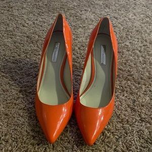 BCBGeneration Orange Heels